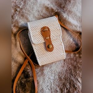Boho Mini Rattan Crossbody purse from Collection 18